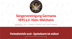 Desktop Screenshot of germania1895.de
